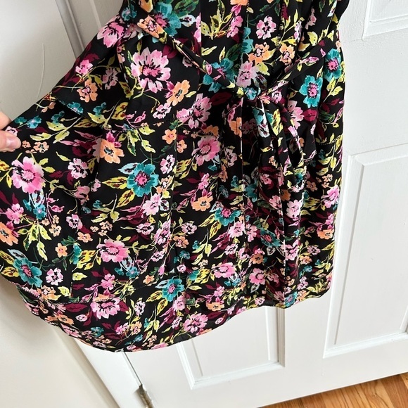 BOGO Banana Republic Floral Mini Dress - Black, Pink, Green - Picture 2 of 5